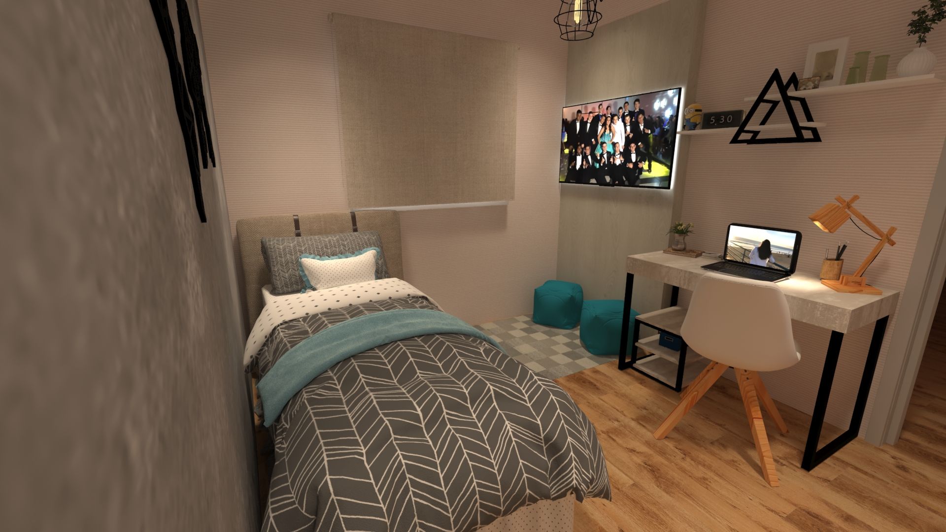 Minimalismo Aconchegante: Como Criar um Refúgio no Quarto de Solteira