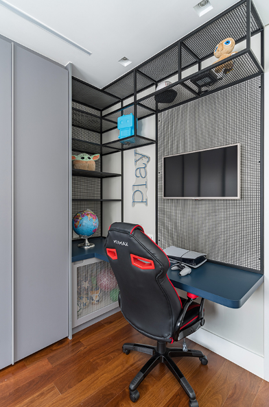 decoração quarto adolescente masculino moderno