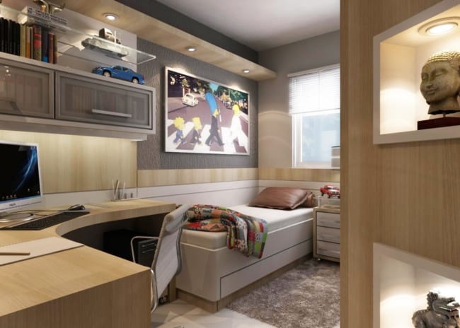 tendências decoração quarto jovem 2026