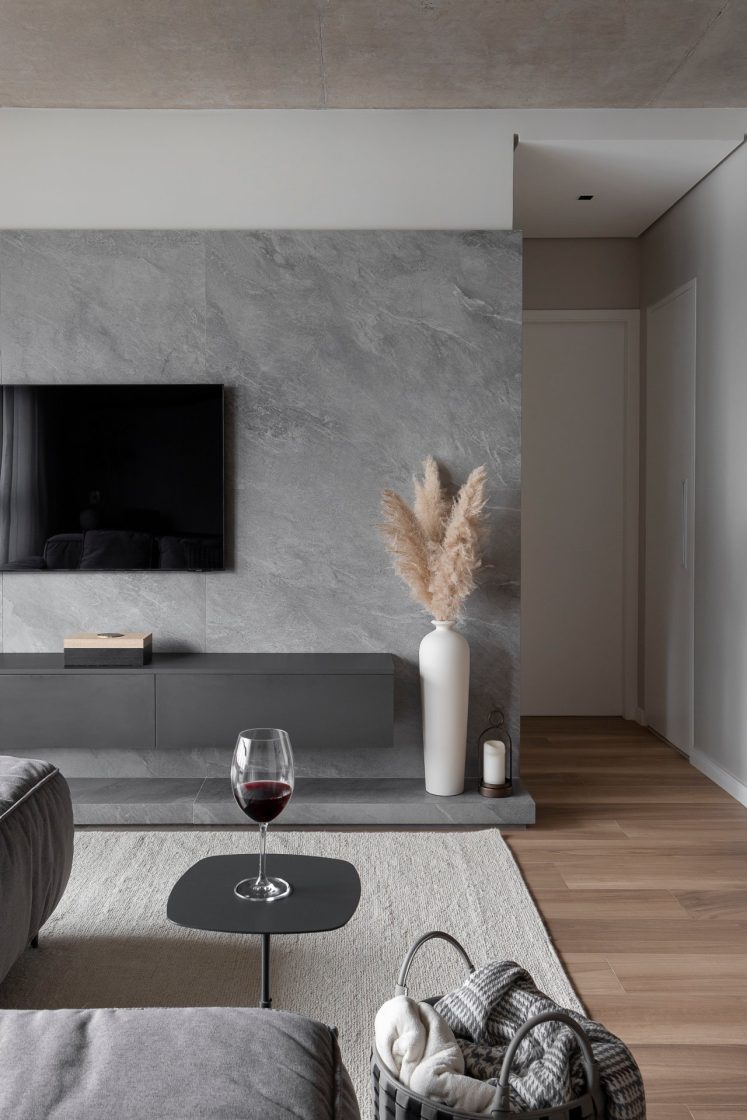 quanto custa decorar uma sala cinza pequena