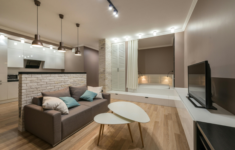 decoracao de sala cinza