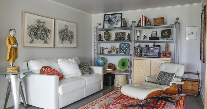 decoração de sala de TV pequena