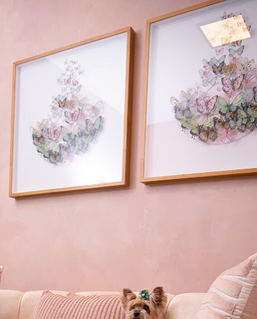 sofá rosa veludo ou suede qual escolher