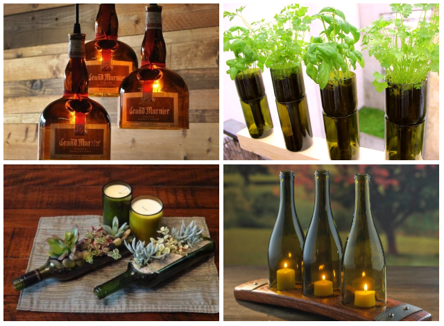 Decoração de Eventos com Garrafas Recicladas