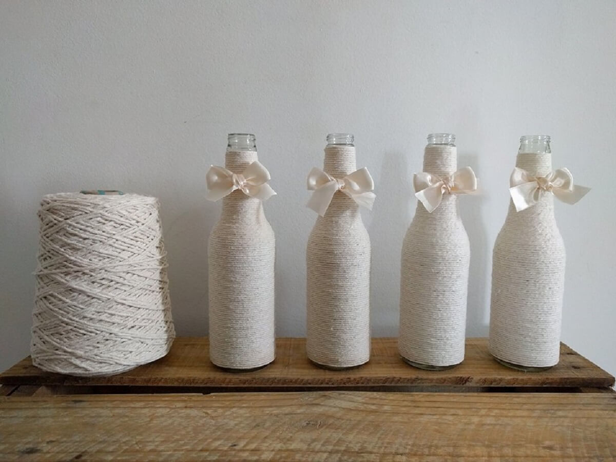 5 Técnicas Fáceis para Decorar Garrafas de Vidro