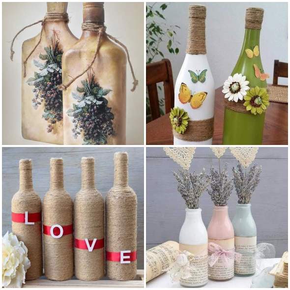 Decoração Em Garrafas