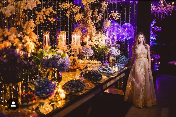 quanto custa decoração festa de 15 anos completa