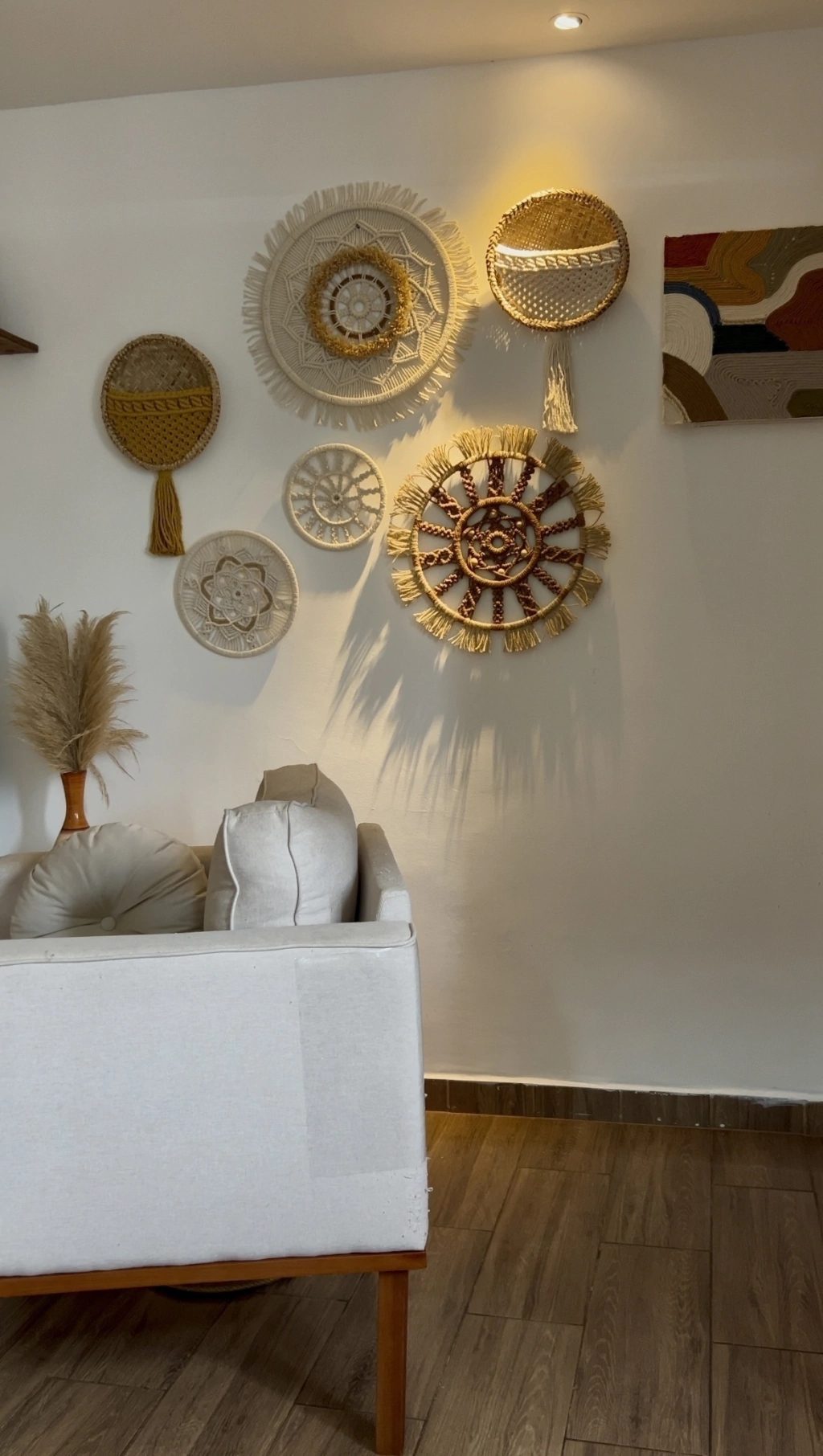 decoração de parede minimalista