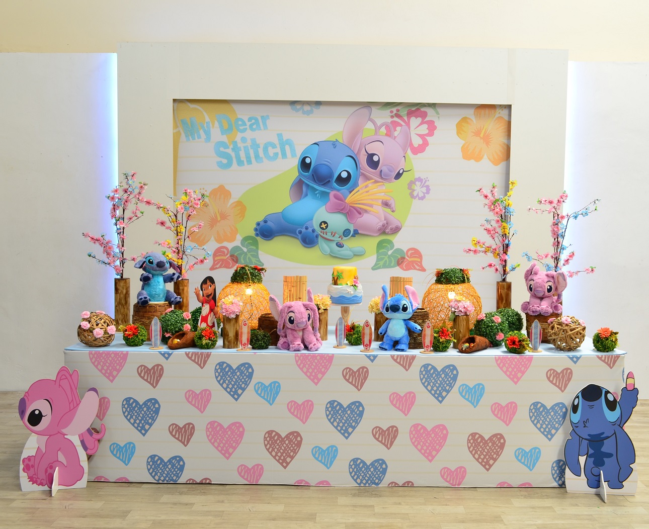 Stitch e Angel decoração