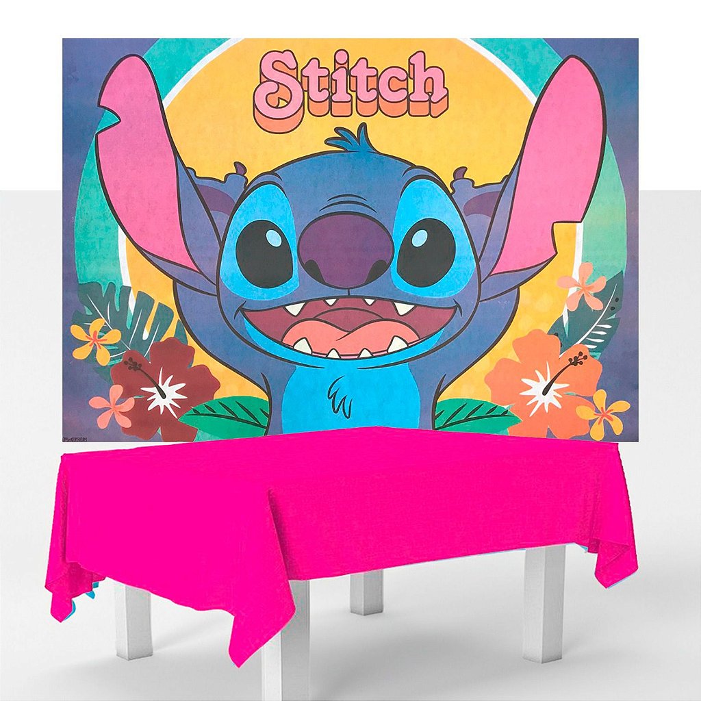 decoração quarto azul bebê Stitch