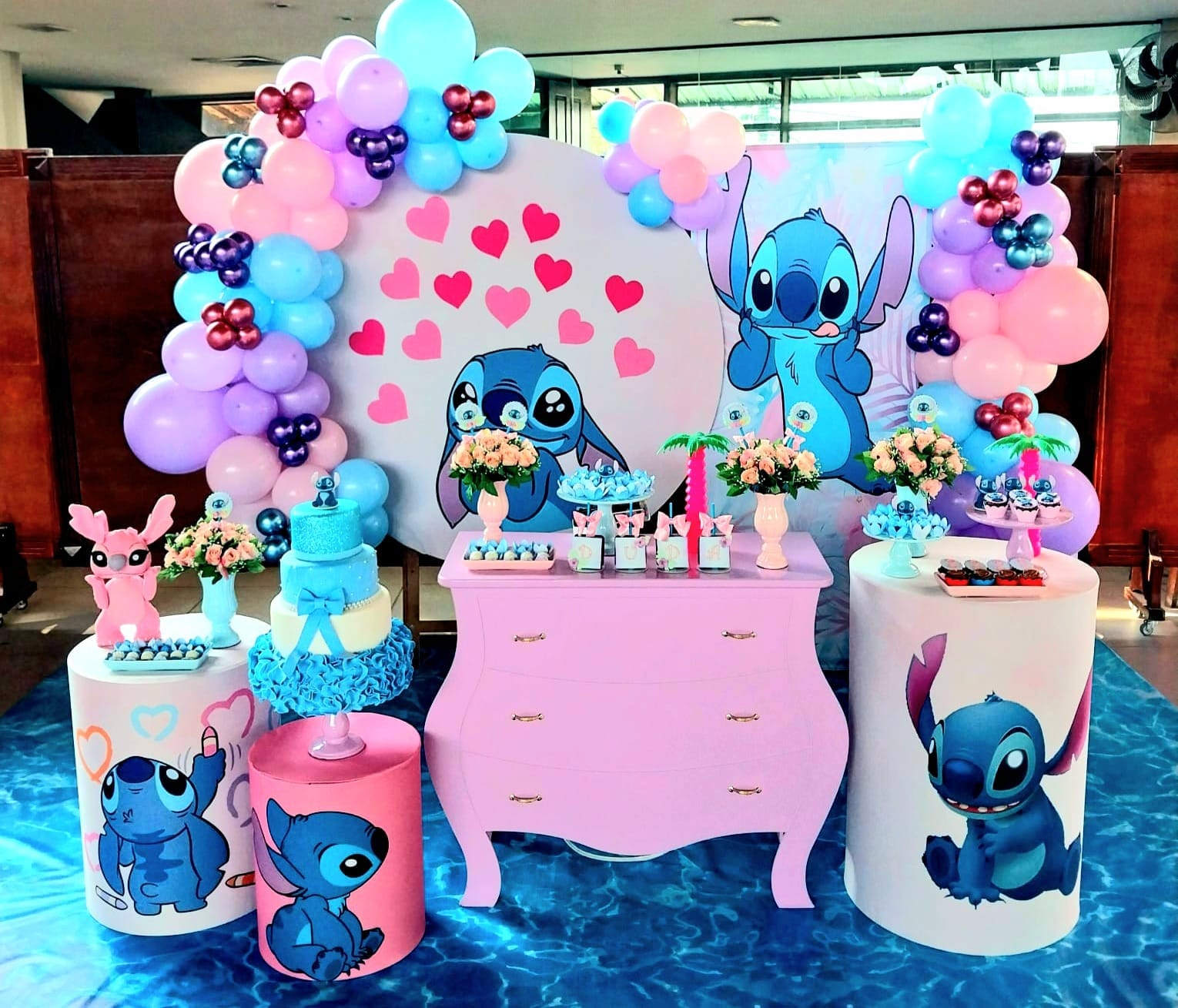 decoração Lilo e Stitch