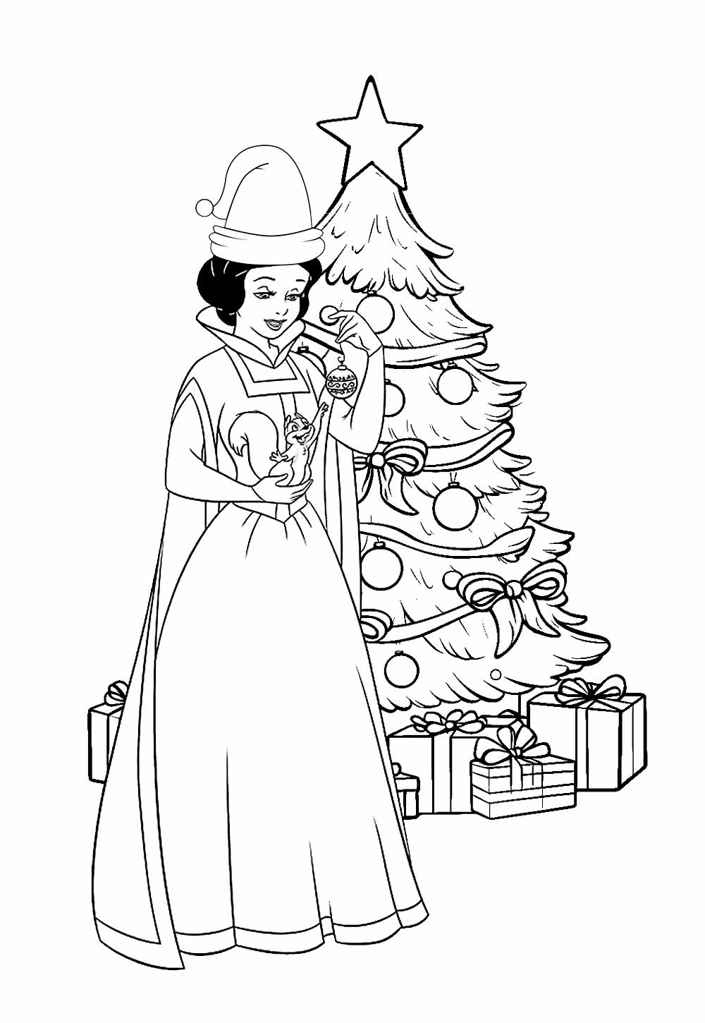 atividade infantil branca de neve para colorir