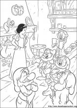 atividade infantil branca de neve para colorir