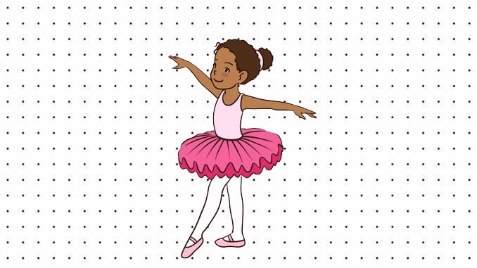 desenhos de ballet para crianças