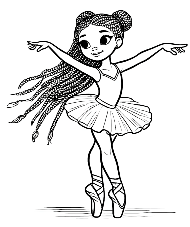 desenhos de ballet para crianças