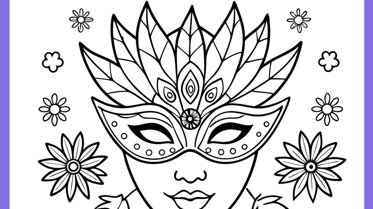 carnaval para pintar