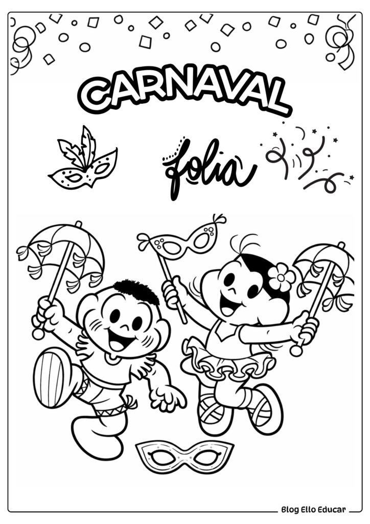 desenhos de passistas para colorir