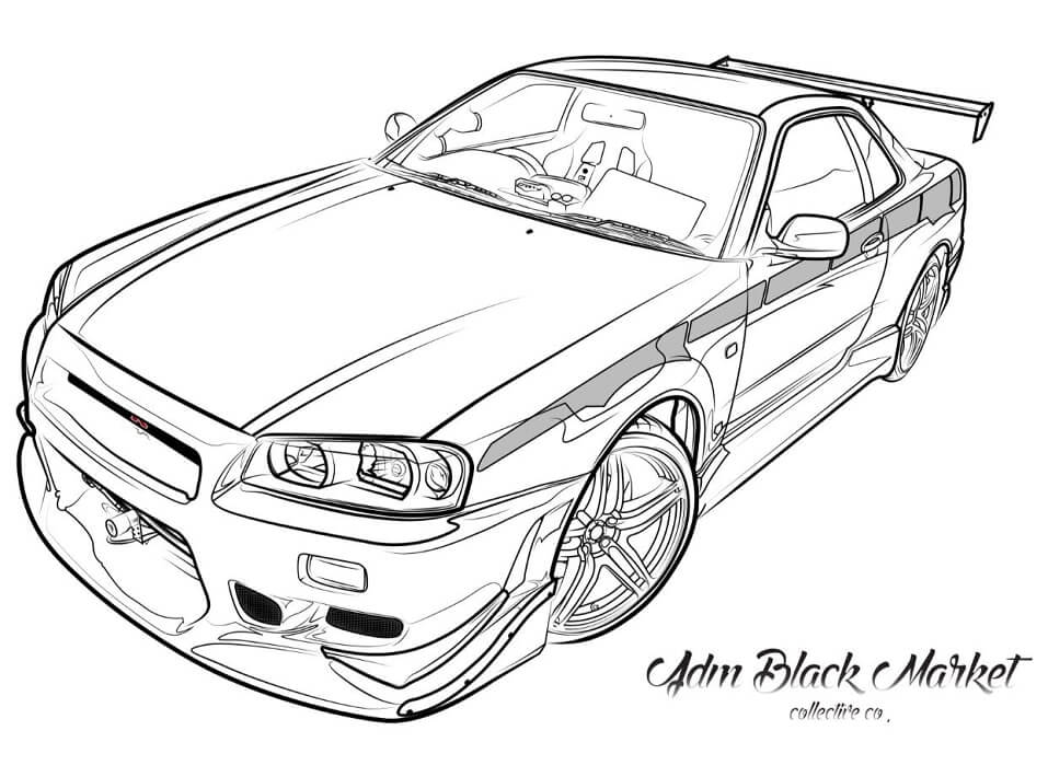 moldes de carros para colorir