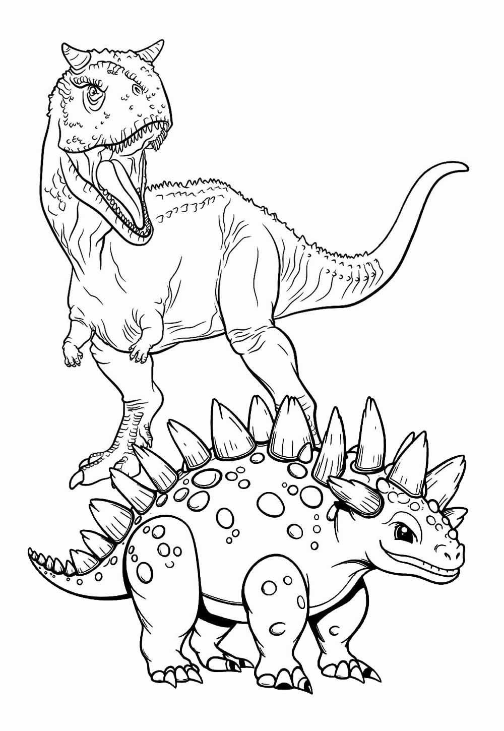 desenhos de dinossauros para imprimir grátis
