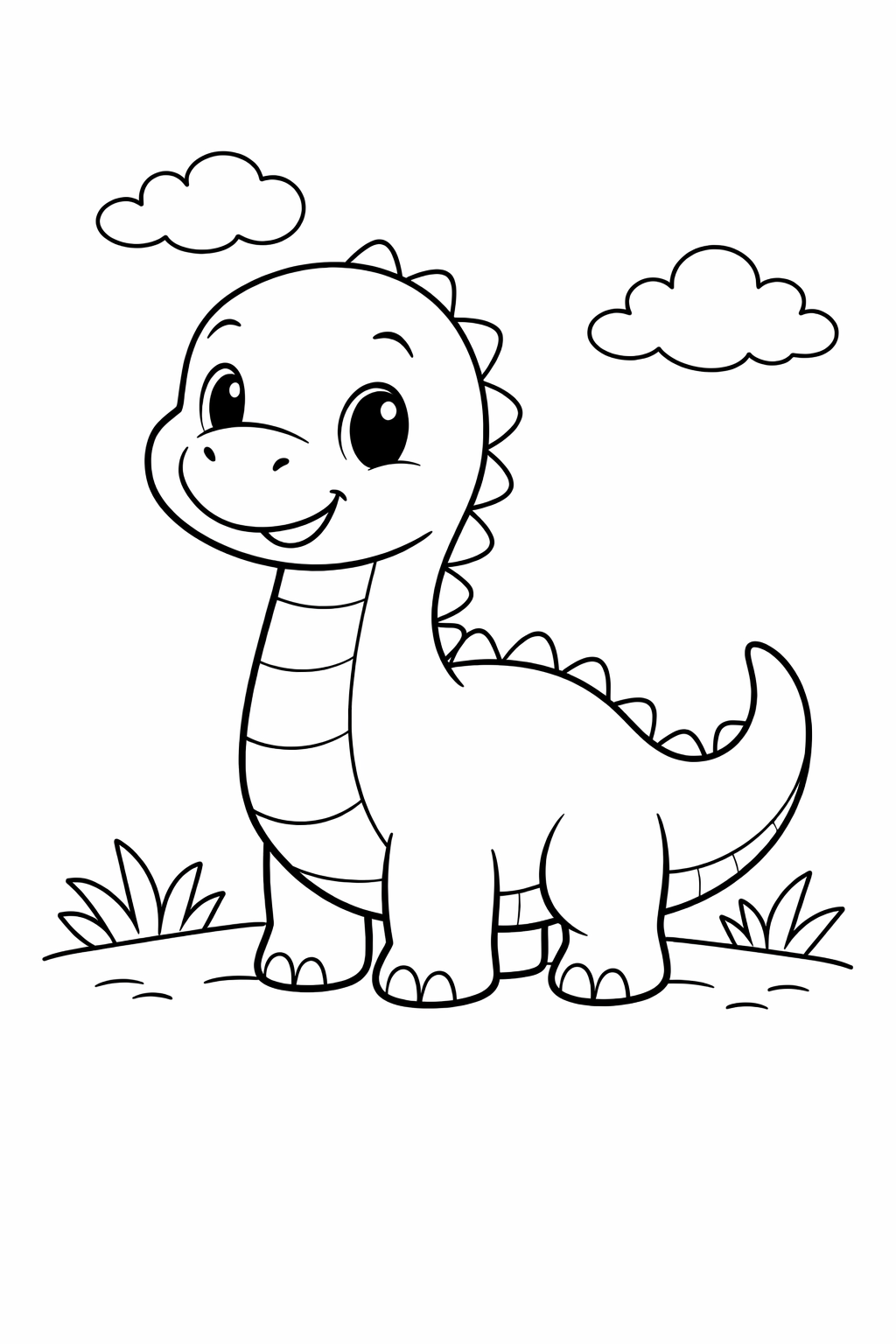 desenhos de Triceratops para colorir