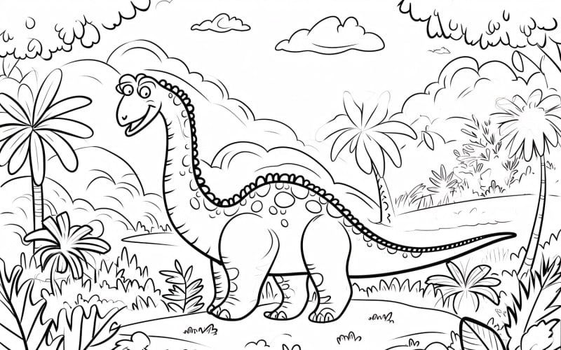 desenhos de Braquiossauro para colorir