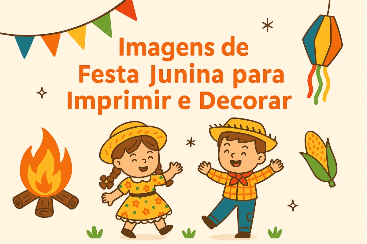 desenho de festa junina