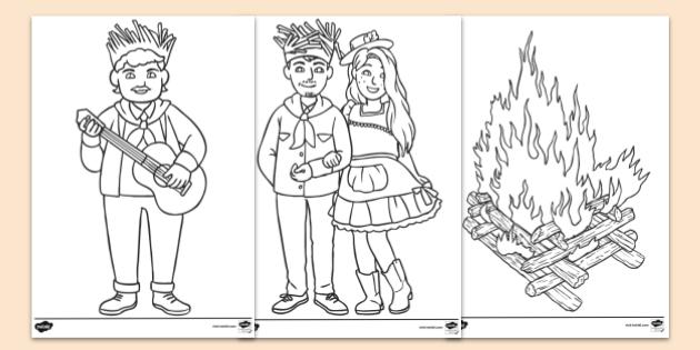 ideias de desenho festa junina criativas
