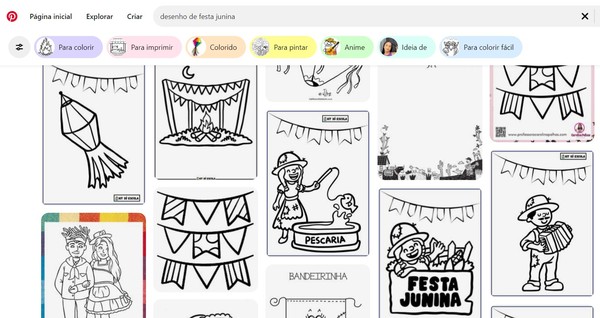 como desenhar uma fogueira de festa junina passo a passo