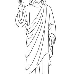 imagens de Jesus para colorir grátis