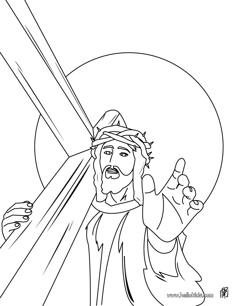 desenho milagres de Jesus para colorir