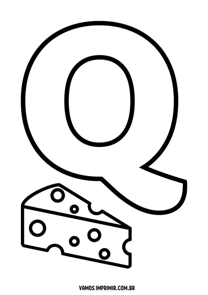 desenhos de letras para colorir grátis
