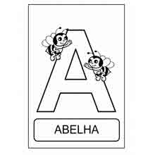 páginas de colorir com letras