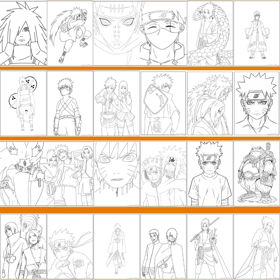 Desenhos do Naruto para bebês