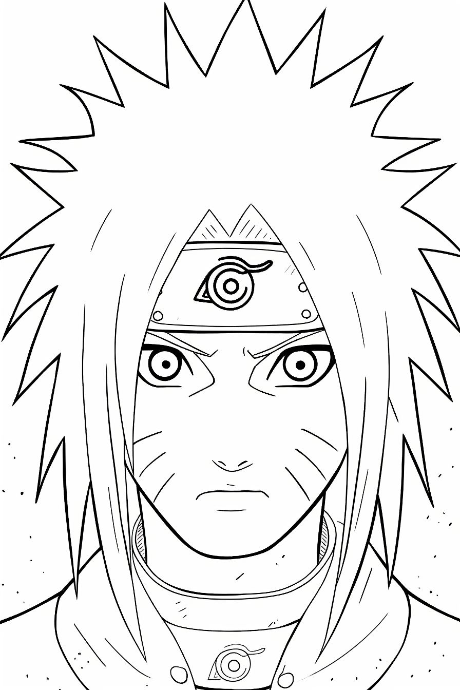 Desenhos do Naruto para pintar