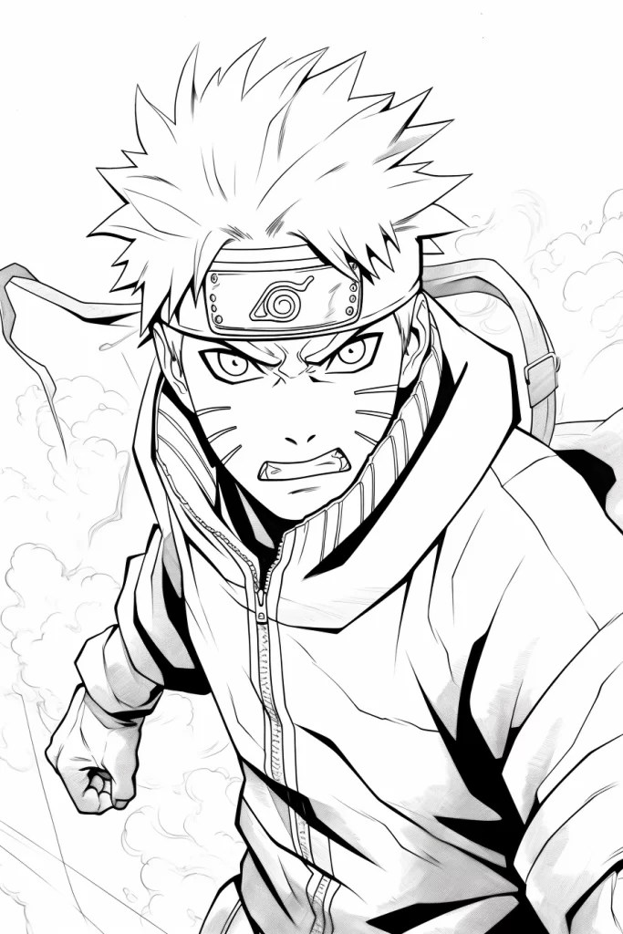 Imagens do Naruto para colorir