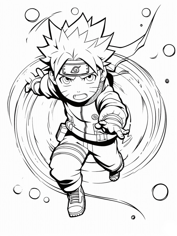 Kakashi para colorir