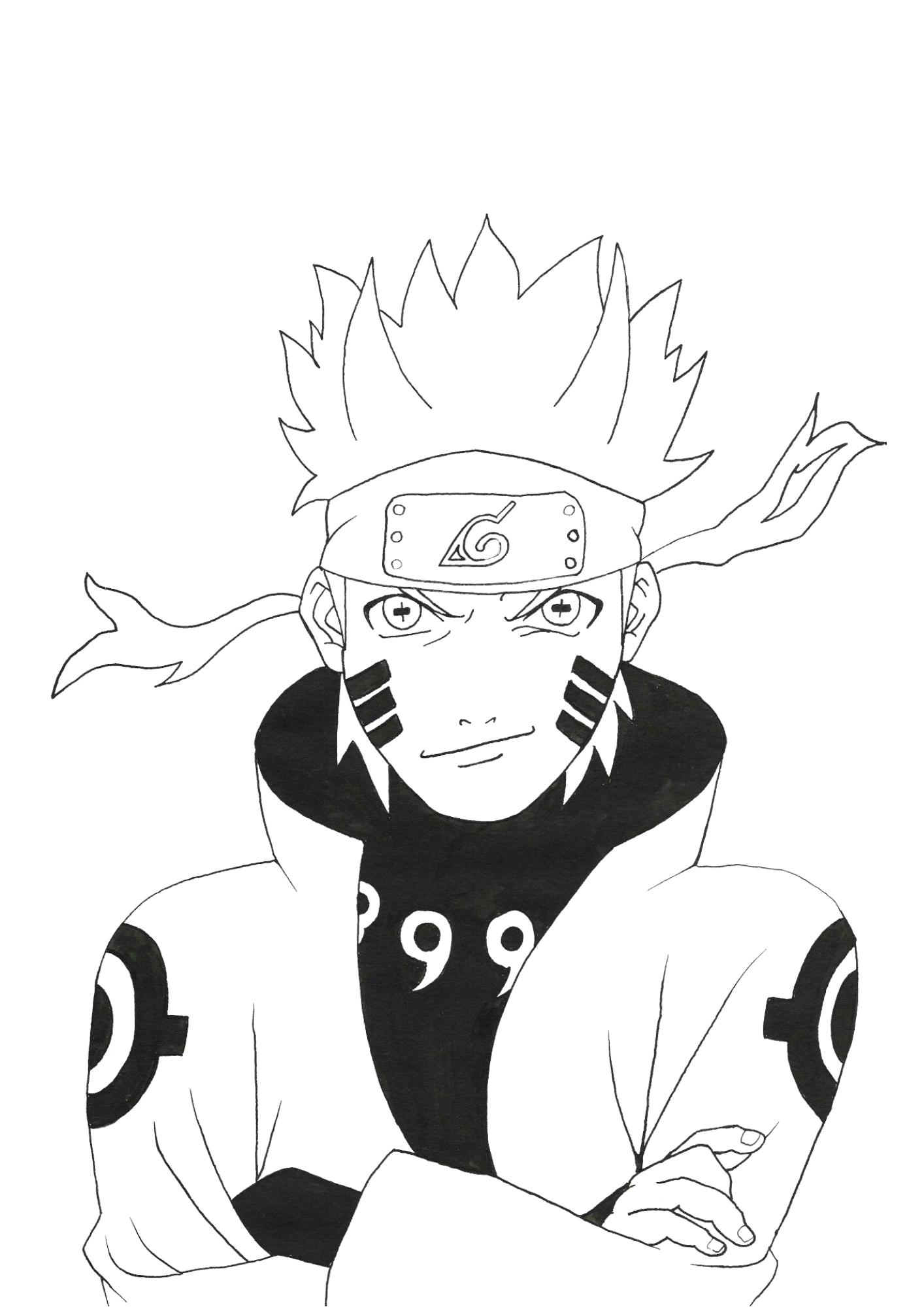 Itachi para colorir