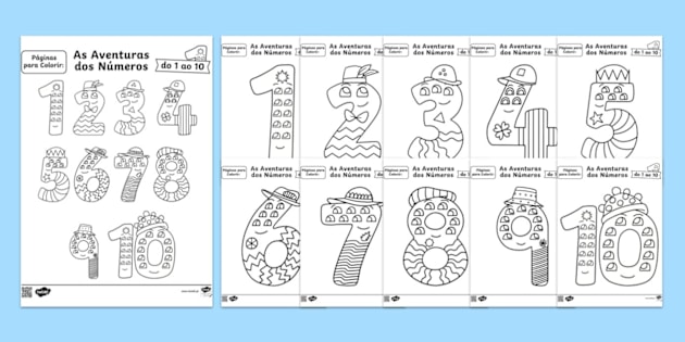 erros comuns ao colorir números para crianças