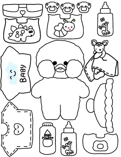 atividade infantil patinho para imprimir