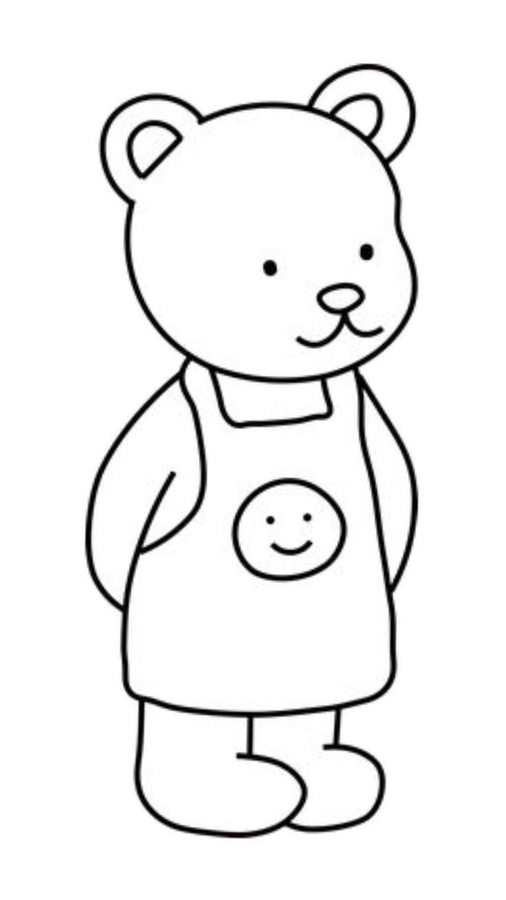 desenho de urso para colorir