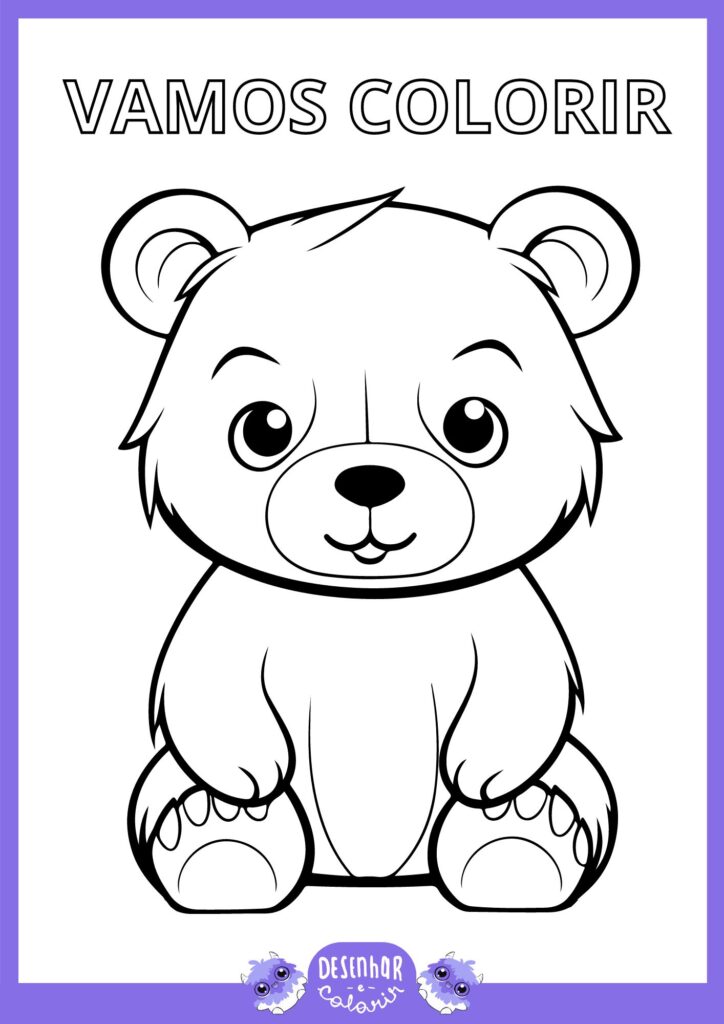 custo de livros de colorir de urso