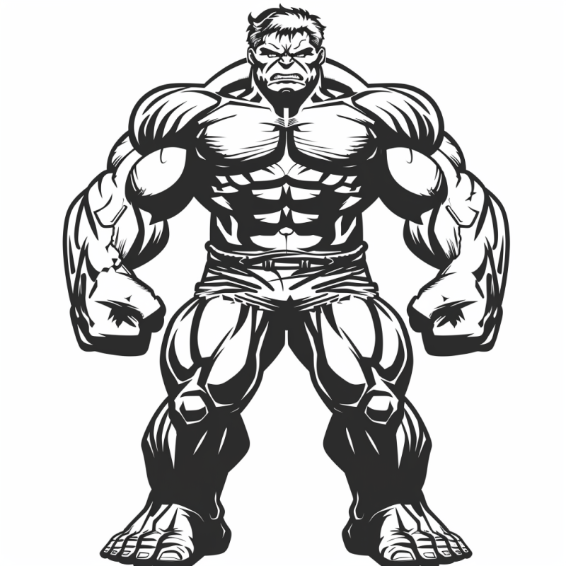 desenho hulk vingadores para colorir