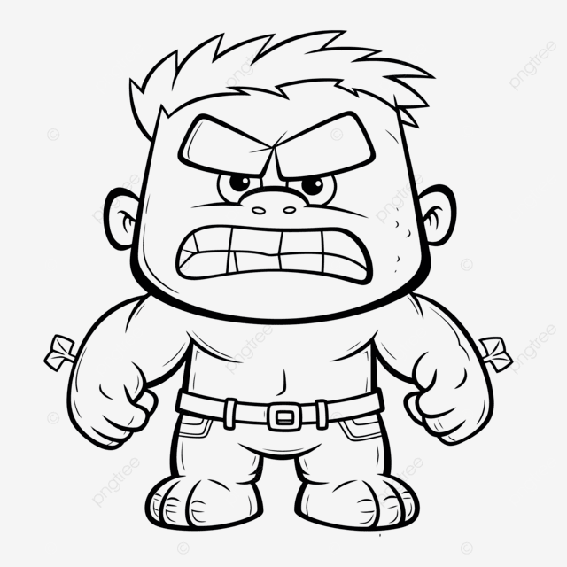 hulk desenho para colorir grátis