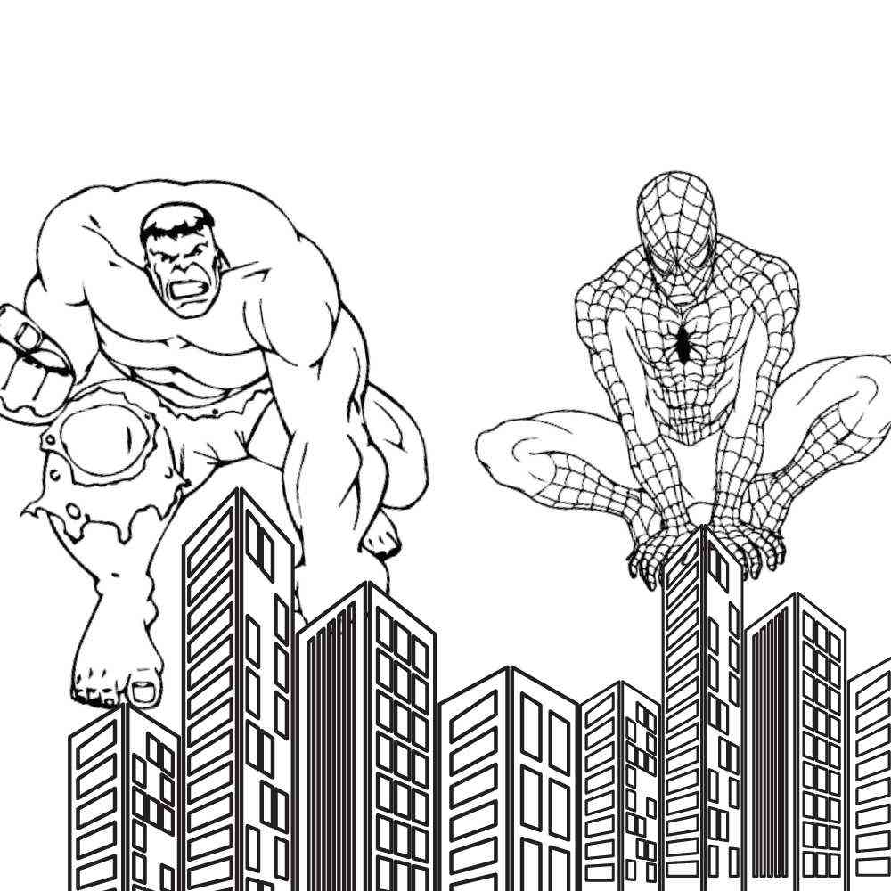 hulk cinza para colorir