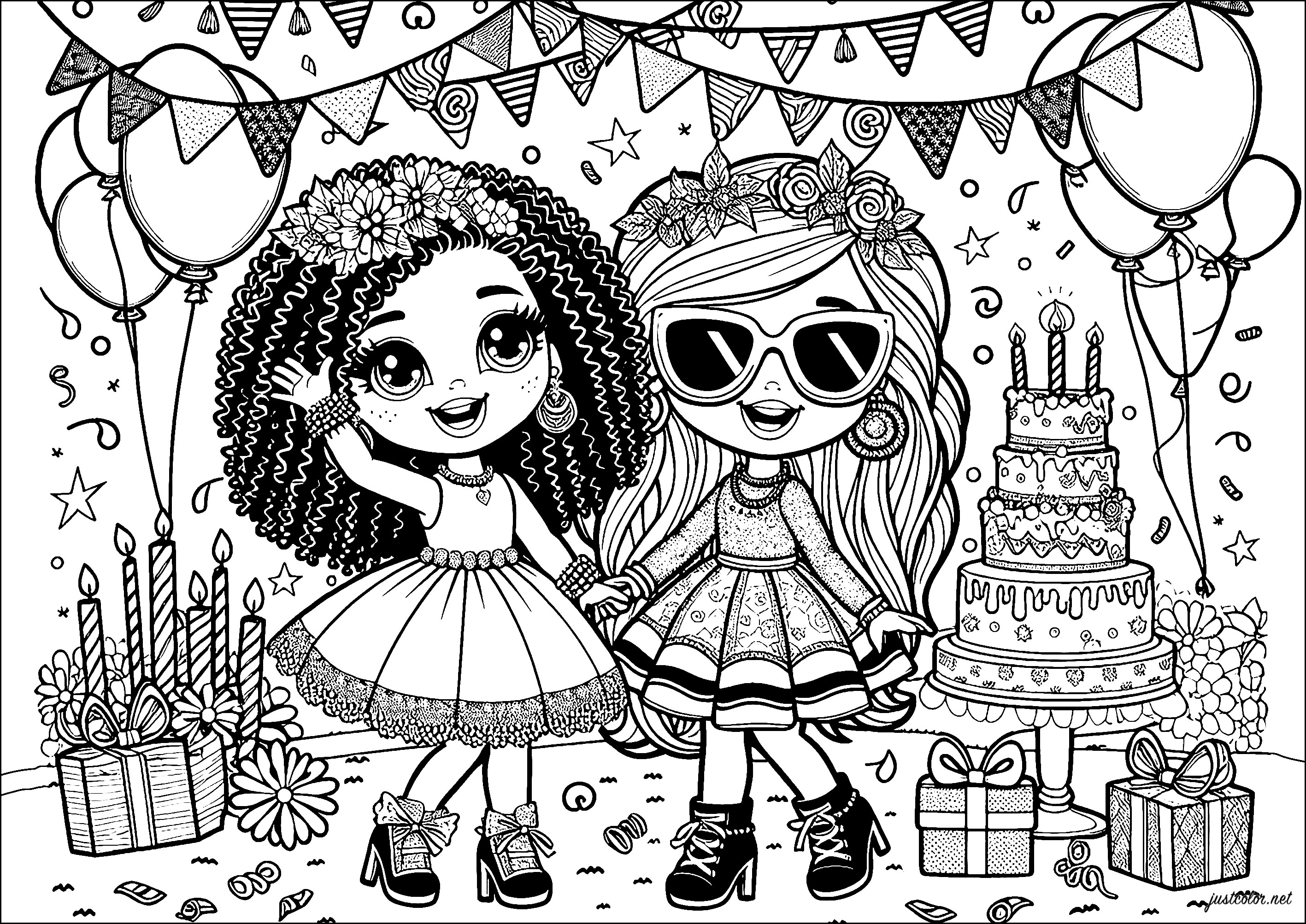 desenhos da LOL com Lil Sisters