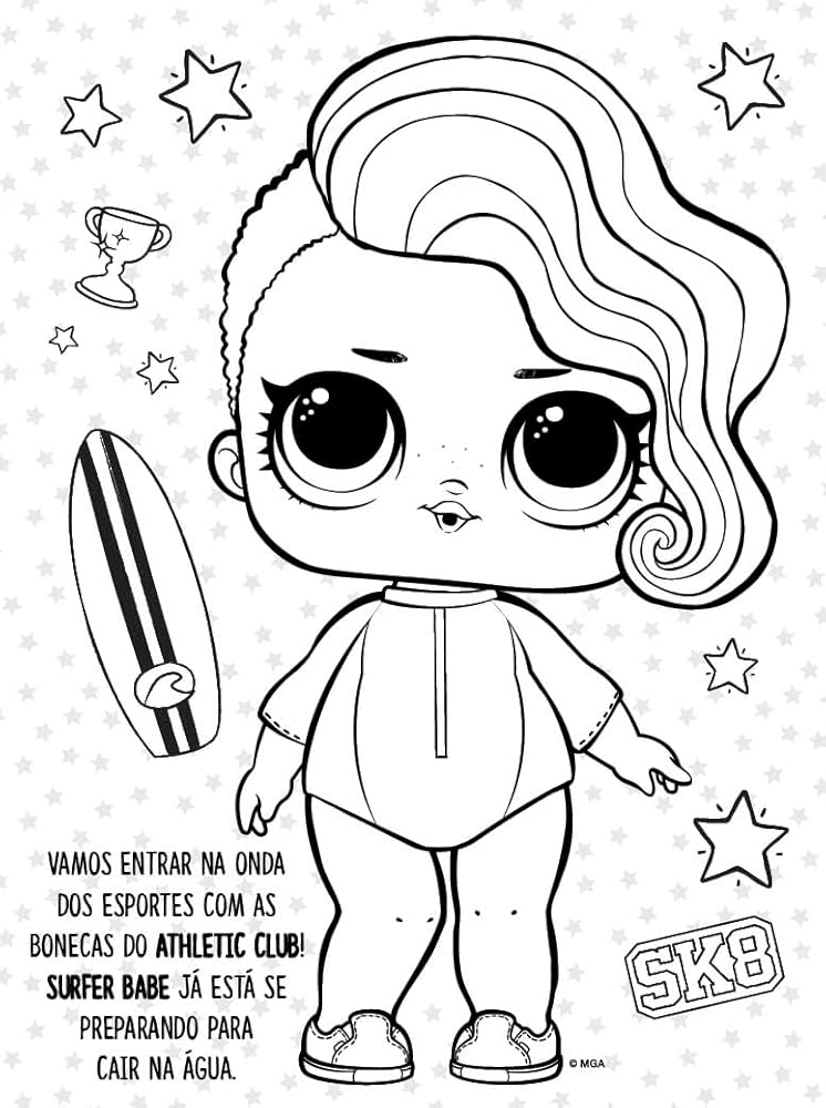 desenhos de LOL Surprise para crianças