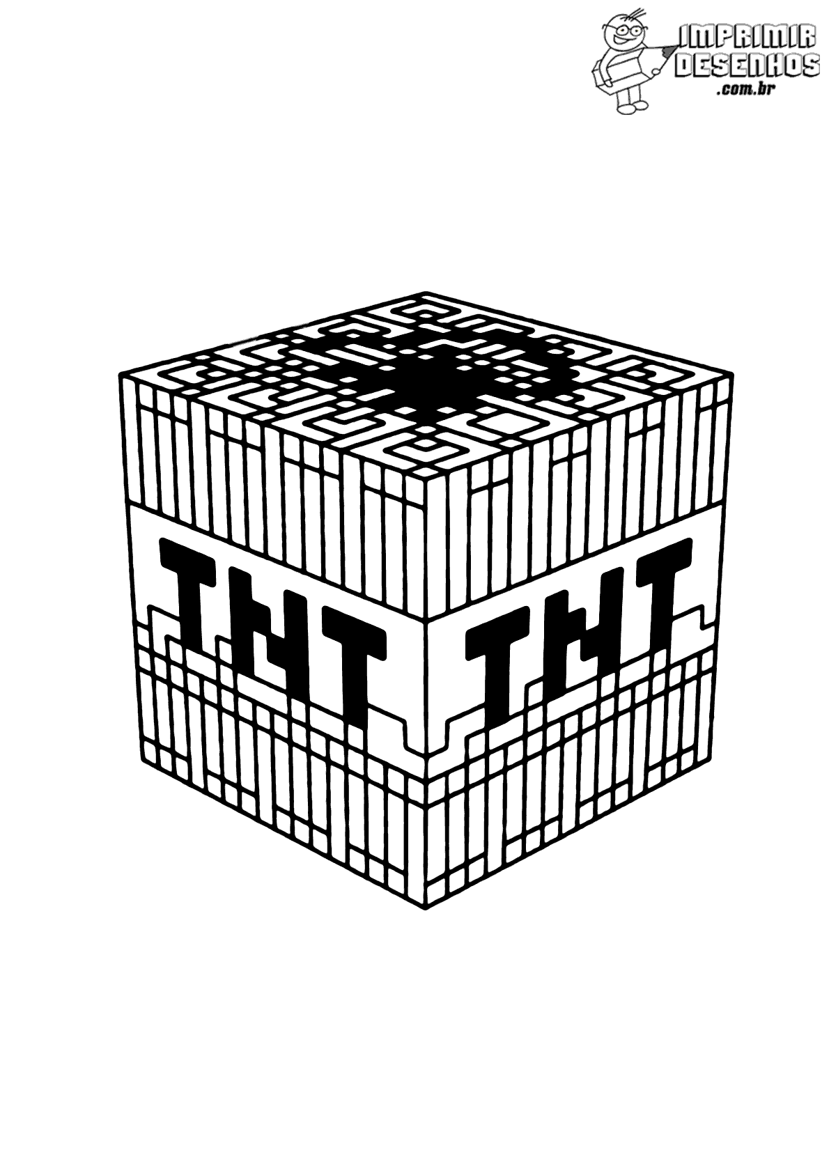 minecraft colorir creeper