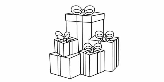 ideias criativas de desenhos natalinos para colorir