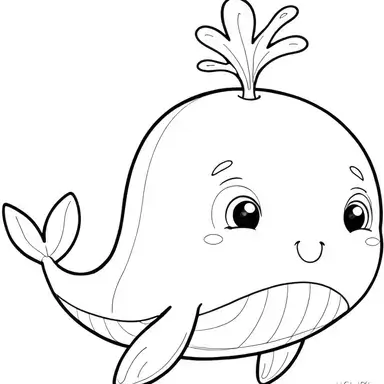 desenho de baleia para pintar