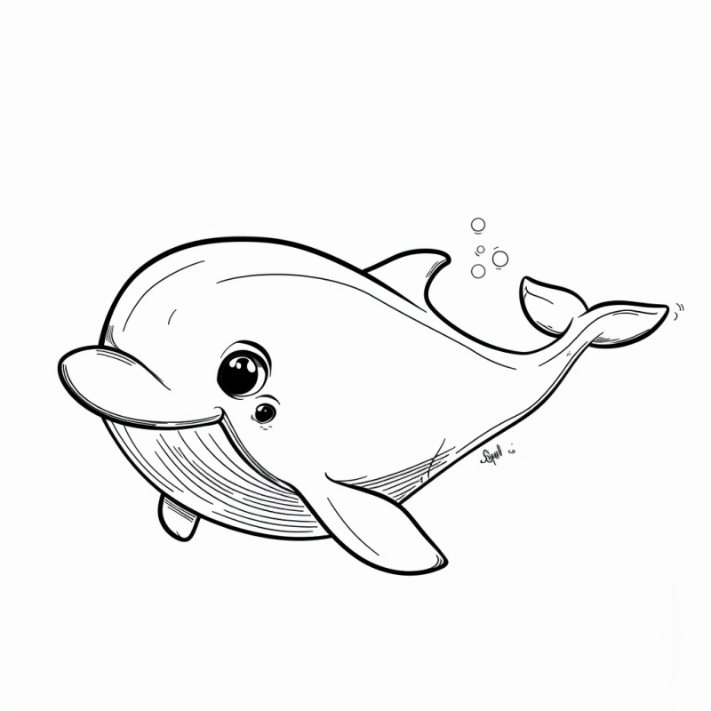 desenhos de baleias grandes para colorir
